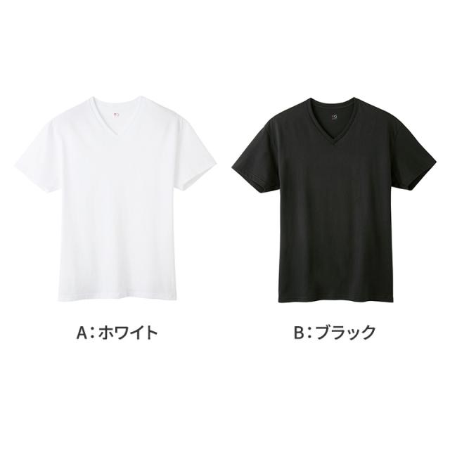 グンゼ YG tシャツ メンズ 半袖 vネック 吸水 ドライ 抗菌 防臭 M L LL