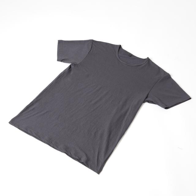 インナー メンズ シャツ 半袖 tシャツ 綿素材 綿混 楊柳 インナーシャツ 下着 丸首 部屋着 シャリ感 肌着 男性 M L LL (在庫限り)