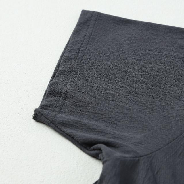 メンズ インナー 半袖 夏 vネック tシャツ 速乾 シャリ感 ストレッチ サラサラ M〜LL (在庫限り)