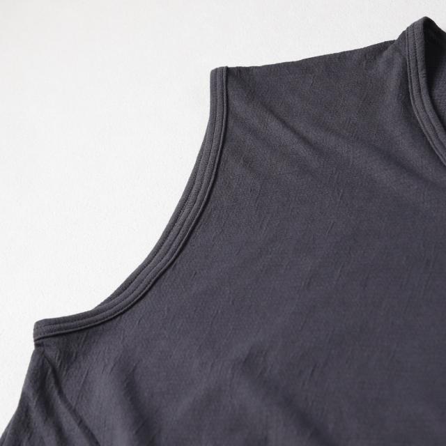 インナー メンズ シャツ Vネック ノースリーブ tシャツ 綿素材 綿混 楊柳 インナーシャツ 下着 涼しい 肌着 男性 紳士 M L LL (在庫限り)