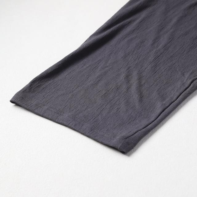 ステテコ メンズ 夏用 ズボン下 速乾 シャリ感 ストレッチ サラサラ 前開き M〜LL