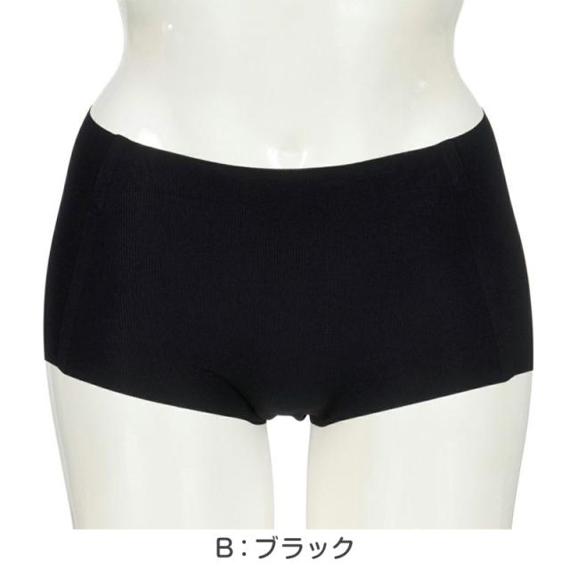 満足 ショーツ シームレス レディース ひびきにくい ボクサー 涼感 M〜LL