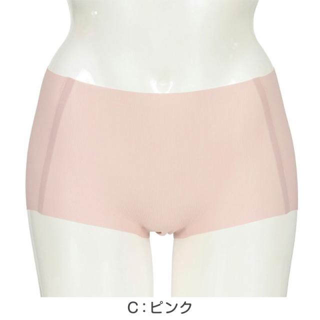 満足 ショーツ シームレス レディース ひびきにくい ボクサー 涼感 M〜LL
