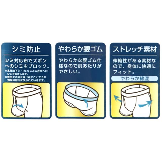 グンゼ 快適工房 ボクサーパンツ 尿モレ シミ防止 介護 M L LL
