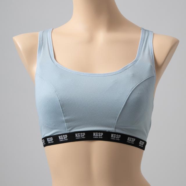 スポーツブラ ノンワイヤーブラ ジュニア ハーフトップ 一体型カップ付き 中学生 高校生 スポブラ 女子 KANGOL 小学生 150cm 160cm 165cm