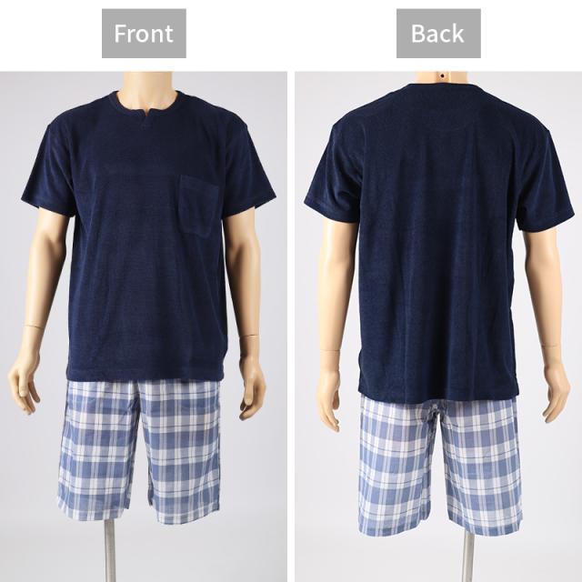 アセドロン パジャマ 半袖 メンズ 紳士 グンゼ 5分丈パンツ M L LL (送料無料)