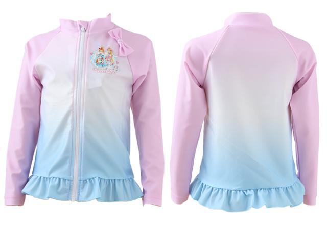 プリキュア ラッシュガード ひろがるスカイ ひろがるスカイ!プリキュア キッズ 女の子 子供 水着 uvカット 100 110 (在庫限り)