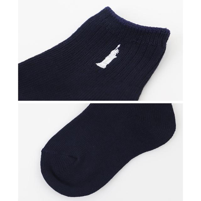 イーストボーイ キッズ ソックス 子供 靴下 ショートソックス ワンポイント 15 - 20cm