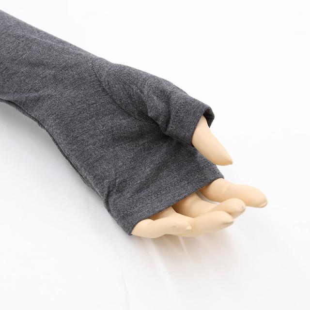 アームカバー uv 腕カバー 60cm丈 親指カバータイプ レディース 手袋 ロング丈