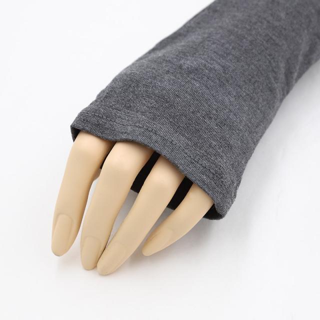 アームカバー uv 腕カバー 60cm丈 親指カバータイプ レディース 手袋 ロング丈