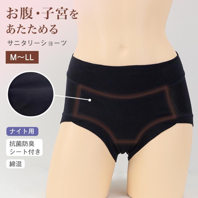 サニタリーショーツ ナイト用 下着 レディース M L LL