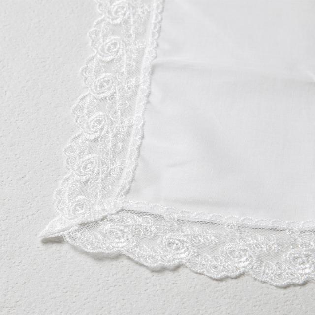 ハンカチ 白 黒 レース付き フォーマル 冠婚葬祭 メンズ レディース 結婚式 マナー お葬式 披露宴 ウェディング 新郎 新婦 フォーマル