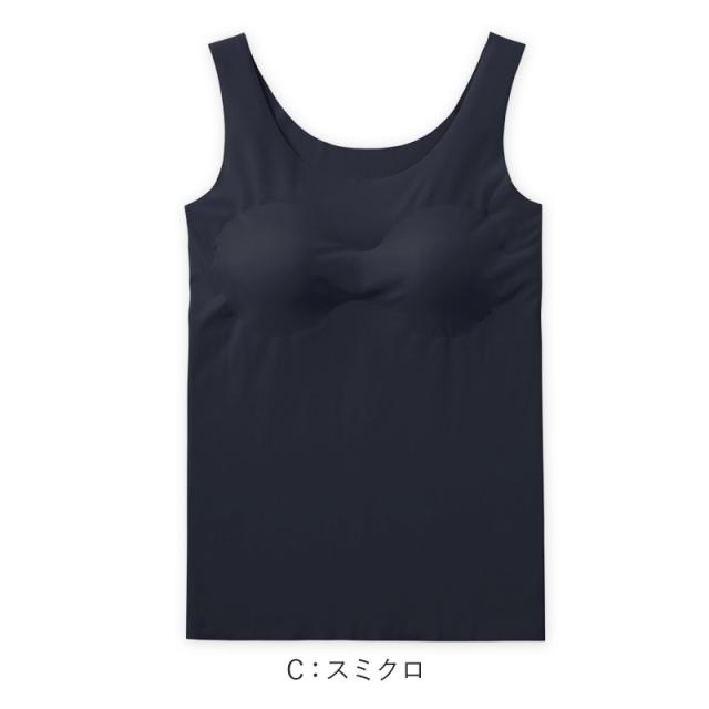 Tuche タンクトップ カップ付き インナー レディース ブラトップ M L LL