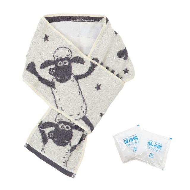マフラータオル ポケット付き 保冷剤付き タオル 冷却タオル クールタオル 熱中症対策 差し込みタオル 約15×85cm