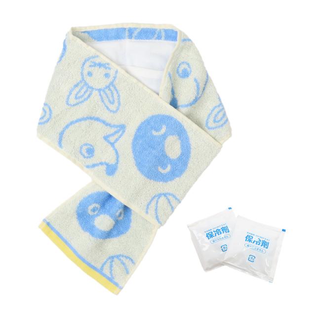 マフラータオル ポケット付き 保冷剤付き タオル 冷却タオル クールタオル 熱中症対策 差し込みタオル 約15×85cm