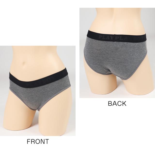 ショーツ レディース 浅め シンプル ブランド PLAYBOY M L LL