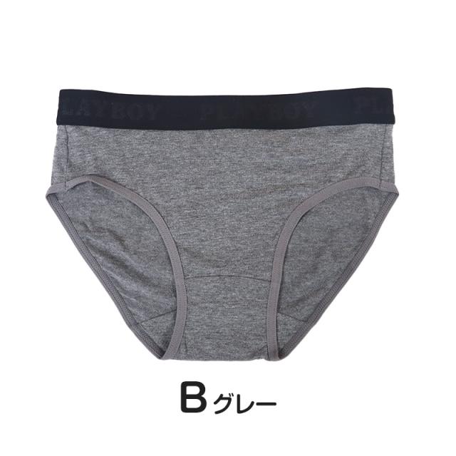 ショーツ レディース 浅め シンプル ブランド PLAYBOY M L LL