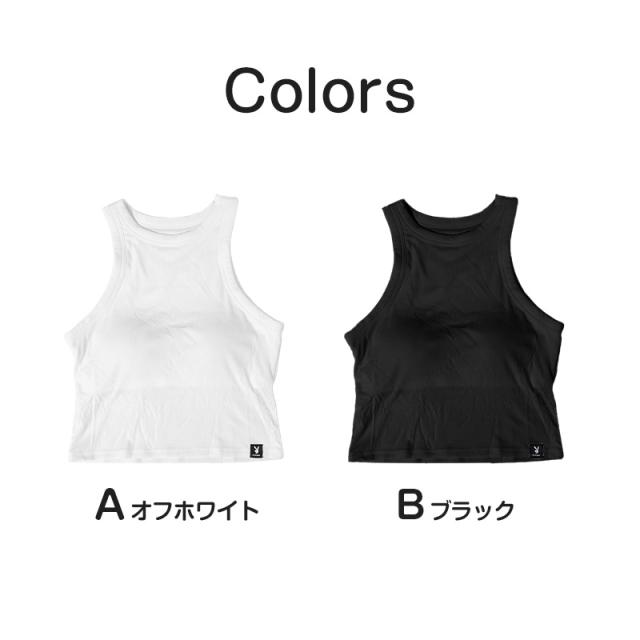 レディース クロップド アメスリタンクトップ カップ付き タンクトップ インナー ブラトップ ノースリーブ 肌着 M L LL