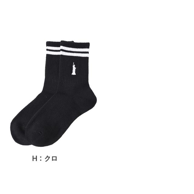 イーストボーイ クルーソックス レディース 靴下 スクールソックス 19 - 24cm