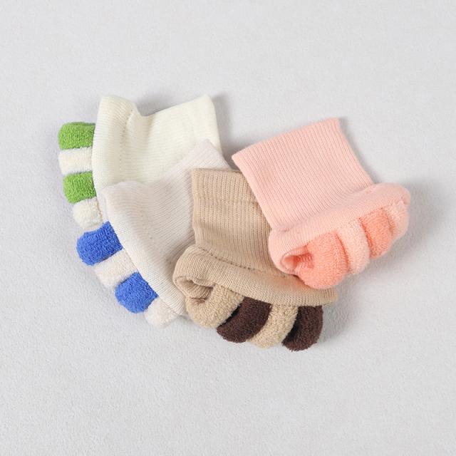 靴下 レディース ハーフソックス リラックスソックス 五本指ソックス ルームソックス 23-25cm