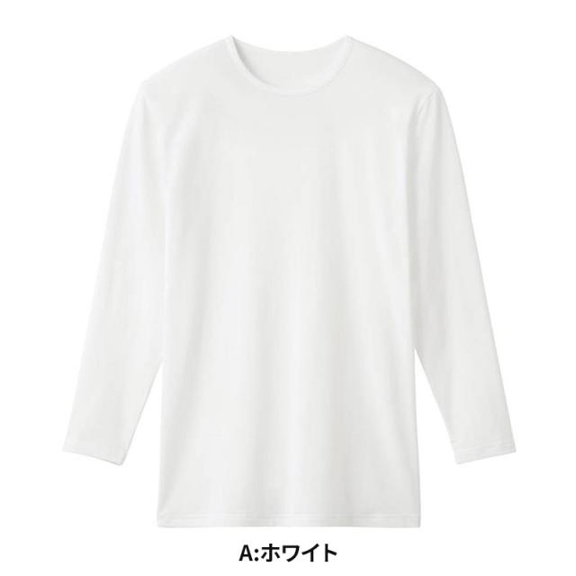 アセドロン クルーネック ロングスリーブ シャツ メンズ グンゼ M L LL