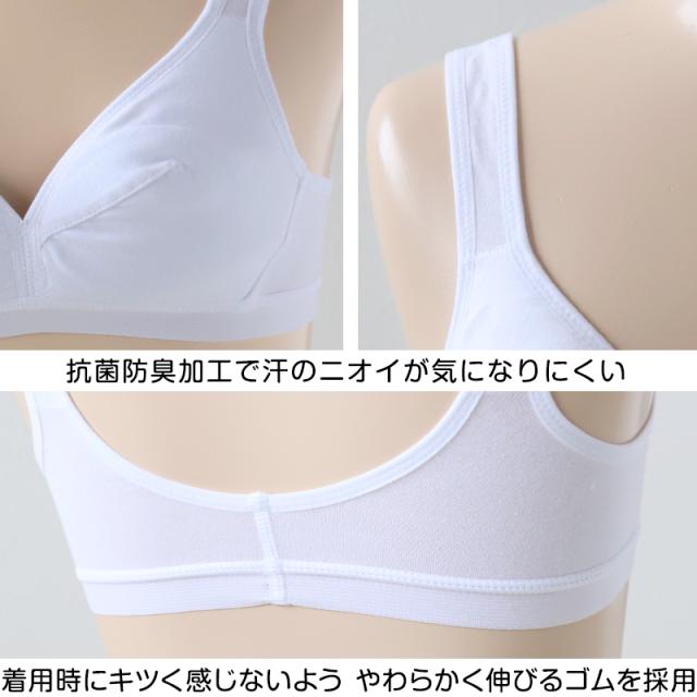 スポーツブラ 綿 ノンワイヤーブラジャー SS〜LL (在庫限り)