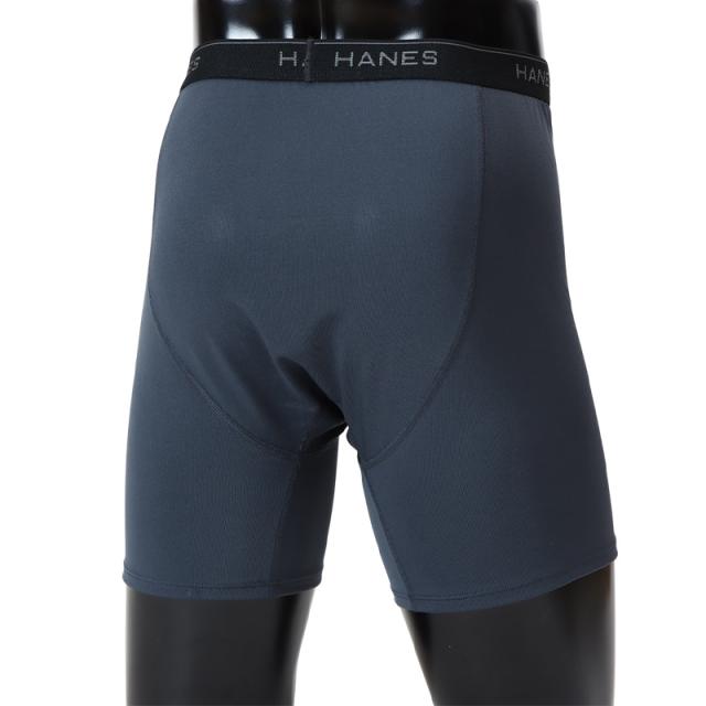 Hanes ボクサーパンツ メンズ 2枚組 ボクサーブリーフ 前開き 吸汗速乾 抗菌防臭 ストレッチ 男性下着 メンズ下着 M〜LL