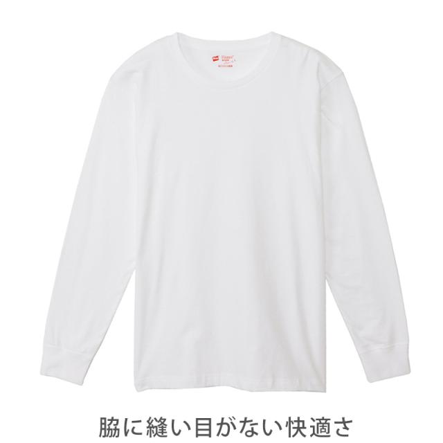 レディース tシャツ 長袖 クルーネック カットソー 綿100% ヘインズ ジャパンフィット 2枚組 S〜XL