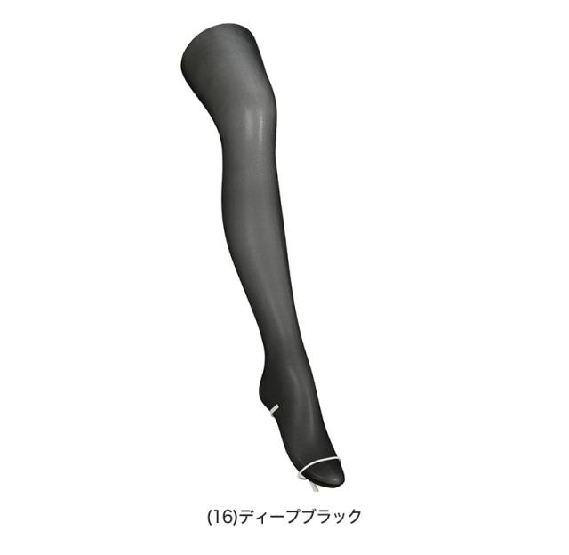 アスティーグ 黒 タイツ シアータイツ 30デニール 着圧 ストッキング 着圧タイツ レディース S-M〜L-LL