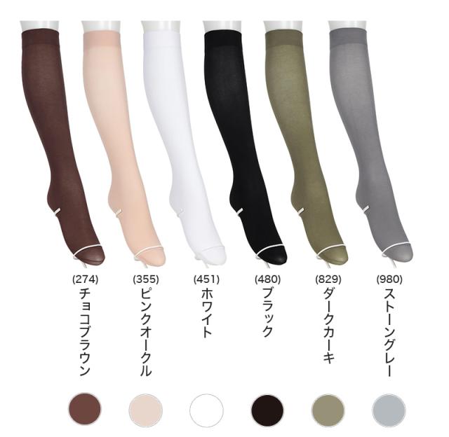 アスティーグ 爽 ハイソックス レディース 靴下 薄手 23-25cm