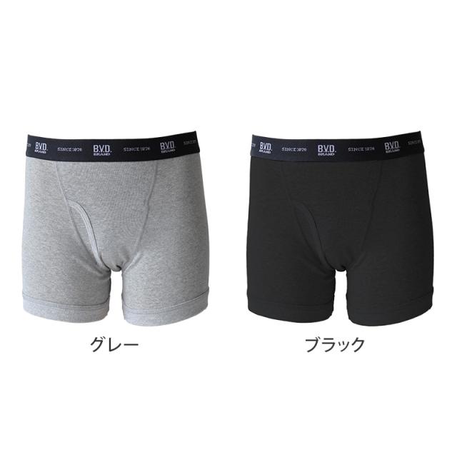 BVD メンズ ボクサーブリーフ 4枚セット 綿100 M L LL