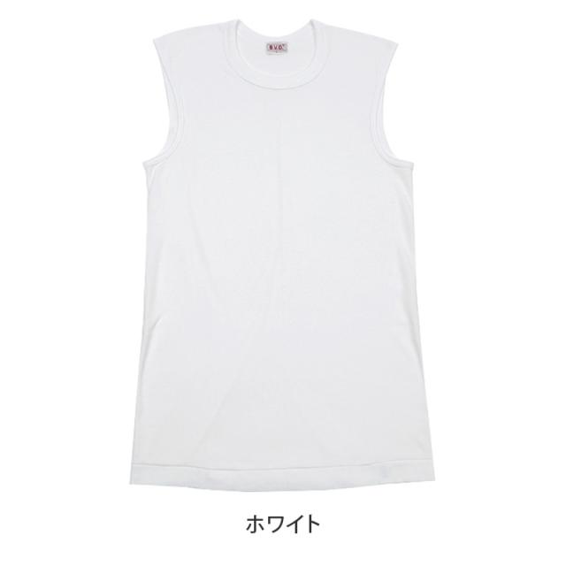 BVD スリーブレス シャツ メンズ インナー 下着 綿100 白 5枚セット S M L