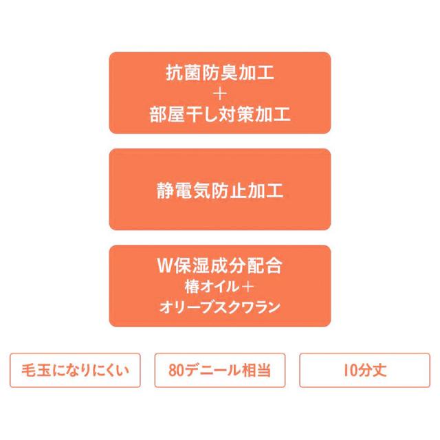 サブリナ はくだけ 美腹 骨盤サポート 発熱 レギンス レディース 10分丈 M-L L-LL (在庫限り)