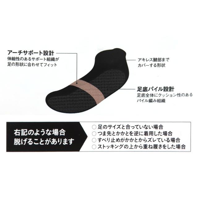 サブリナ フットカバー レディース ソックス 靴下 パイル 吸汗 蒸れにくい 消臭 快適 深履き グンゼ 23 24 25 cm