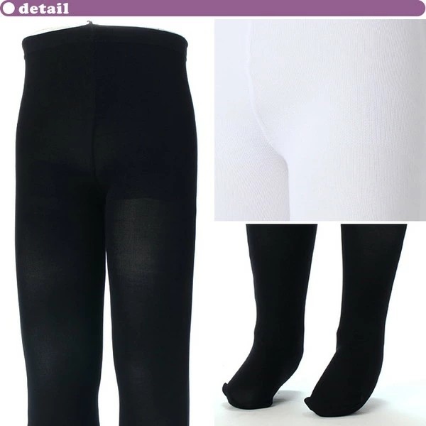 キッズ タイツ 子供 黒 白 110デニール アツギ キッズタイツ 95-115cm 110-130 125-145 cm (在庫限り)