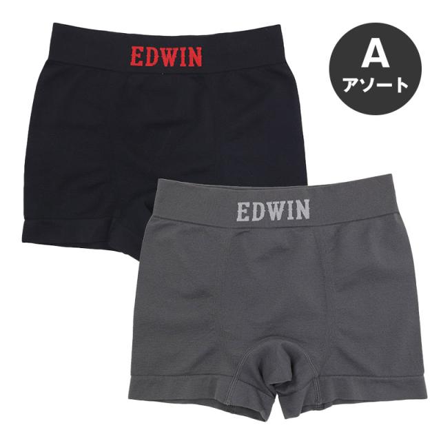 2枚組 ボクサーパンツ エドウィン キッズ ボクサーブリーフ EDWIN 140〜160cm
