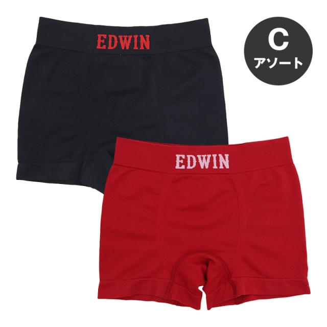 2枚組 ボクサーパンツ エドウィン キッズ ボクサーブリーフ EDWIN 140〜160cm
