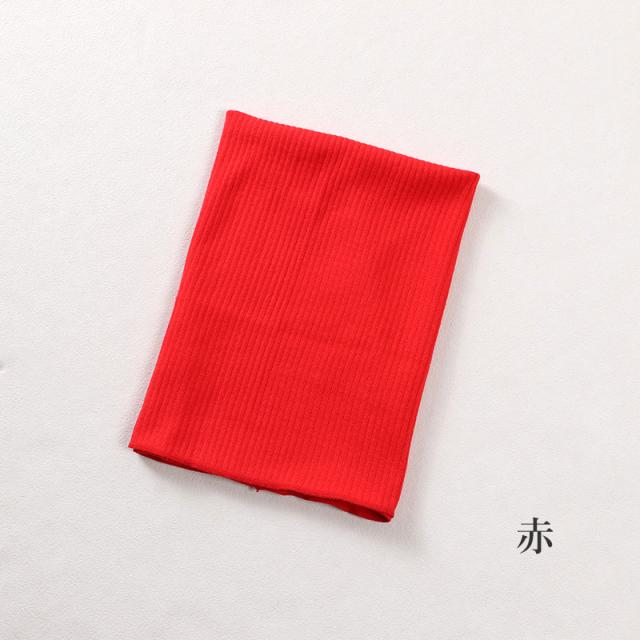 腹巻 赤下着 レディース 綿 リブ M L LL