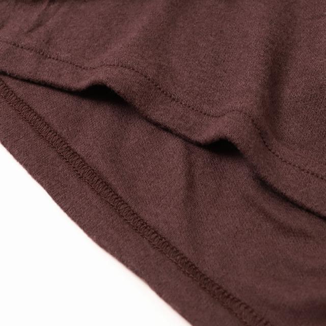 長袖 インナー 当て付き 両起毛 裏起毛 肩当て レディース 肌着 長袖インナー 長袖シャツ 丸首 あったかい 暖かい M L LL (在庫限り)