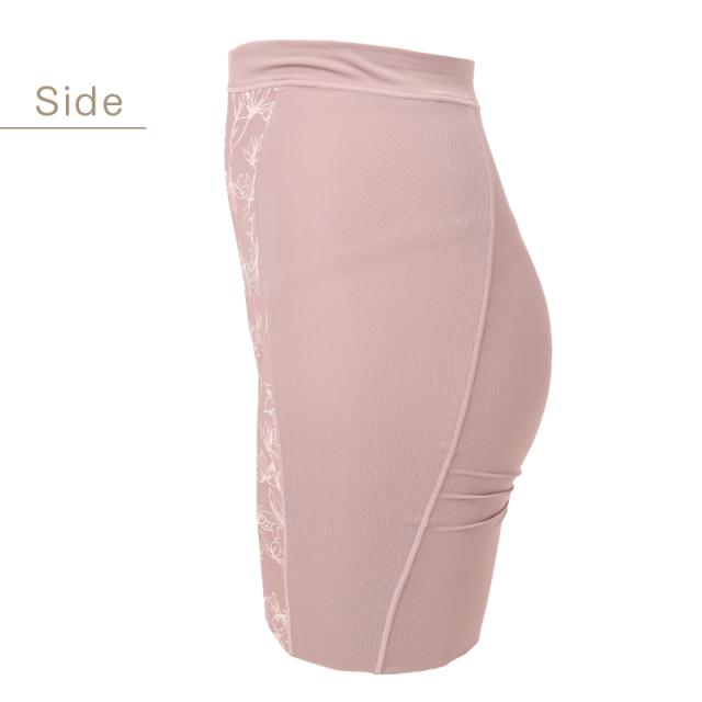 瞬間ほそ見えパンツ ロングガードル ハイウエスト ヒップアップ 美尻 M L LL