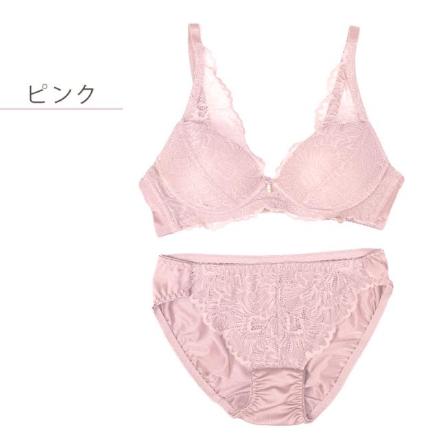 ノンワイヤー ブラ ショーツ 上下セット S 〜 LL