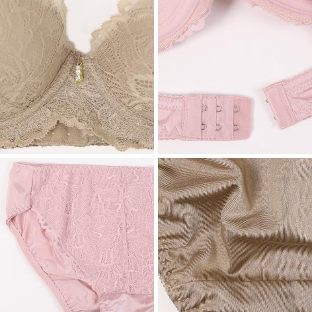 ノンワイヤー ブラ ショーツ 上下セット 大きいサイズ 3L 〜 5L