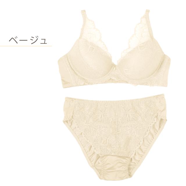 ノンワイヤー ブラ ショーツ 上下セット 大きいサイズ 3L 〜 5L