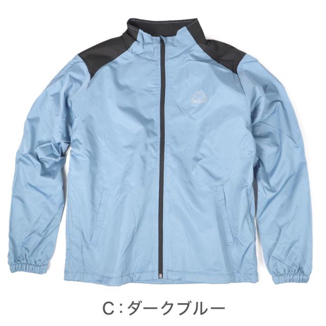 ウィンドジャケット 裏フリース メンズ 防寒 防風 アウトドア Kappa カッパ M L LL (在庫限り)