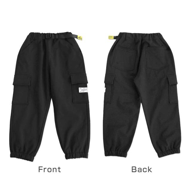 男の子 裏フリース 防風 厚手 長ズボン パンツ 130 140 150 160cm (在庫限り)