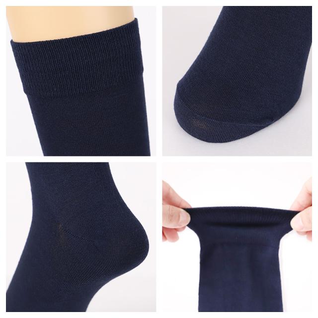 ビジネスソックス メンズ 綿混 抗菌防臭 靴下 5足セット 25 26 cm