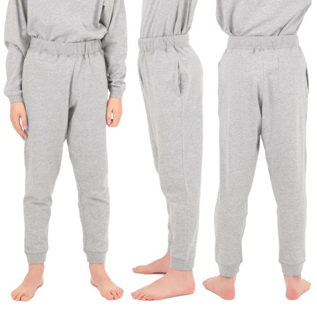 綿100％ キッズ 子供服 ボトム 長ズボン 薄手 無地 ジュニア 100〜160cm