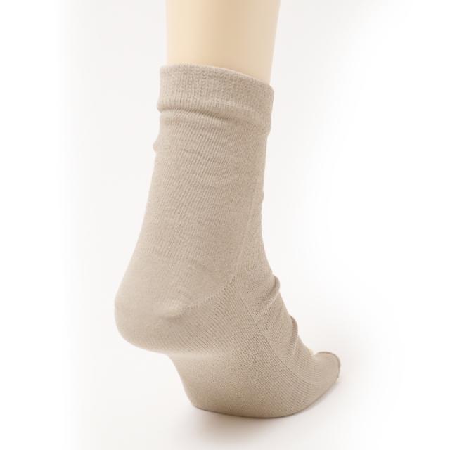 5本指 靴下 レディース 福助 美涼活 つま先なし 冷感 ソックス 汗ジミ対策 消臭 クルー丈 サンダル用 夏用 23-25cm
