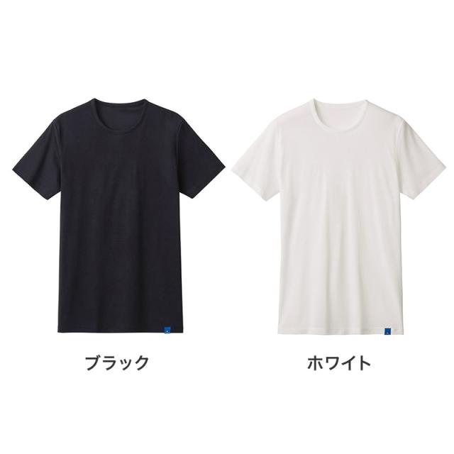 冷感 インナー メンズ クルーネック Tシャツ 綿100% グンゼ M L LL