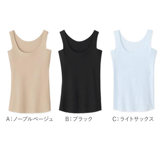 レディース インナー 汗取り付 ラン型インナー 脇汗対策 汗ジミ防止 M L LL